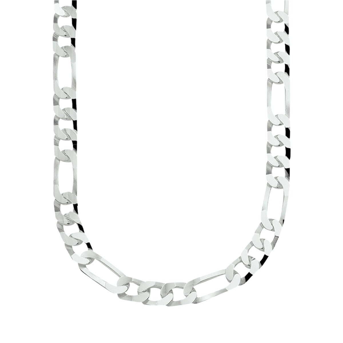 Fantasy Collection Collier figaro 6,0 mm zilver