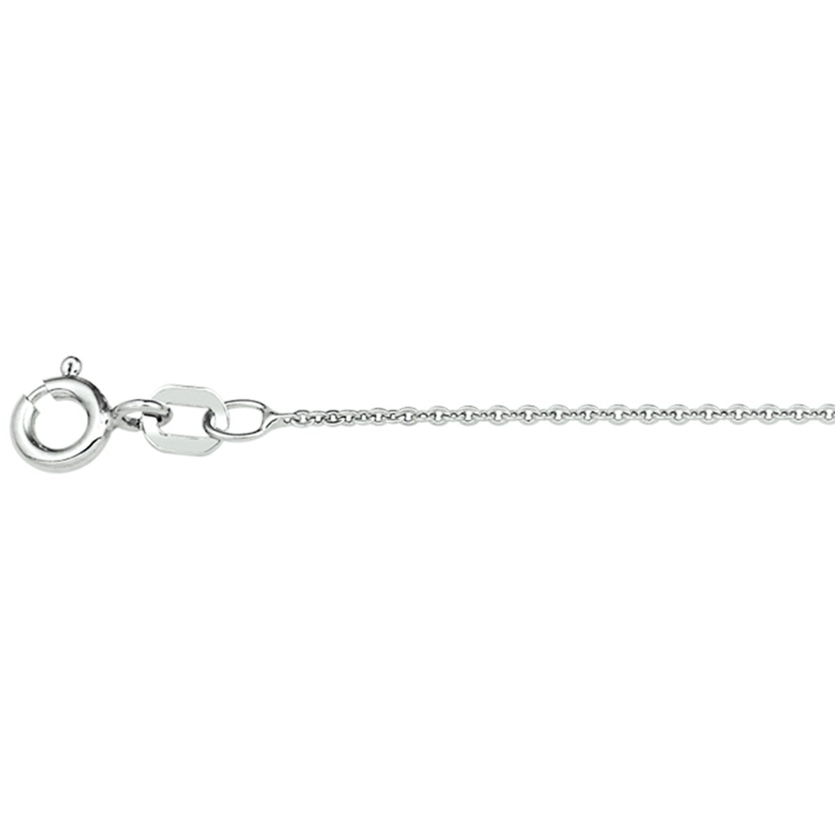 Fantasy Collection Collier anker plat 1,2 mm 41 + 4 cm zilver
