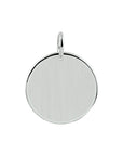 Zilveren graveerhanger rond glad - 1021131 - PansiteNederland.nl