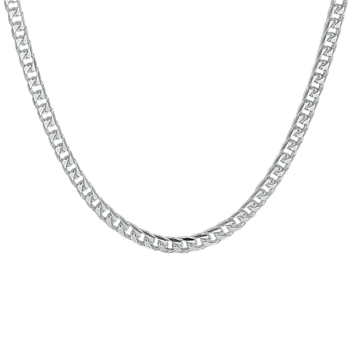 Fantasy Collection Collier gourmette 4,0 mm zilver