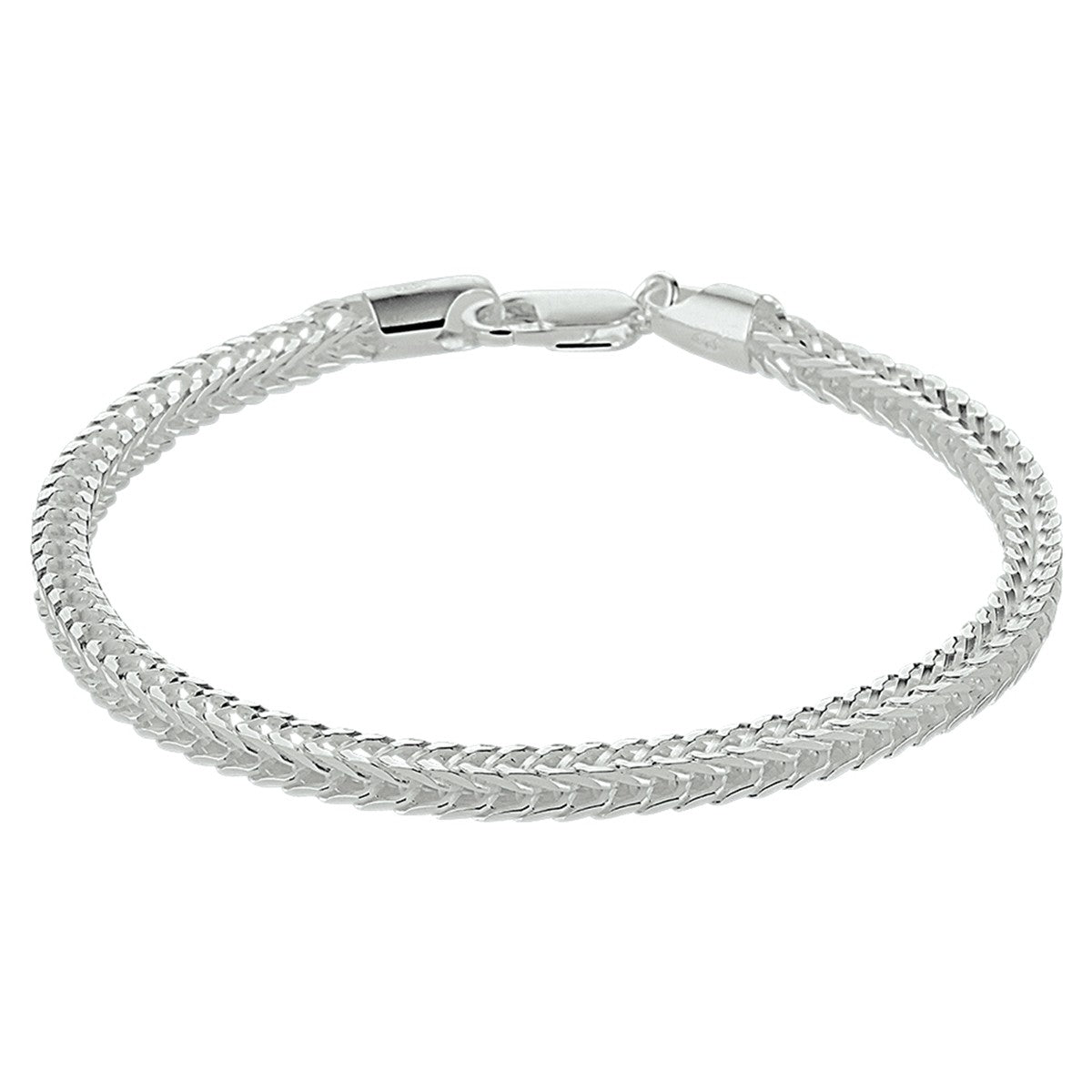 Fantasy Collection Vossestaart 3,3 mm zilver armband