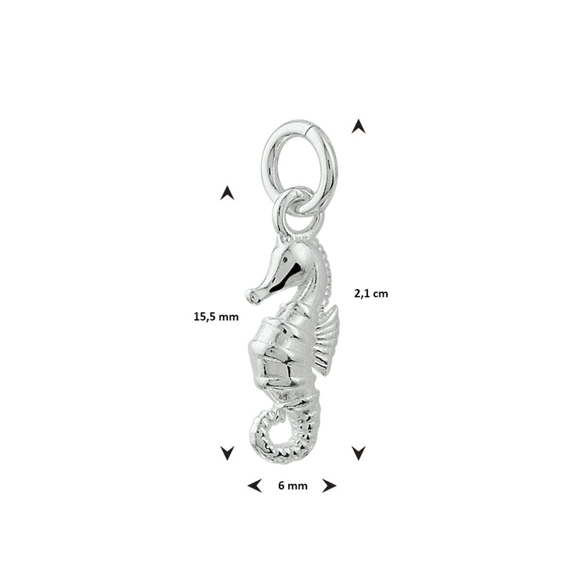 Fantasy Collection Hanger zeepaard zilver