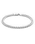 Zilver Wit Armband Gourmette 5,7 Mm 21 Cm 6-Zijdes Geslepen 1021794 - PansiteNederland.nl
