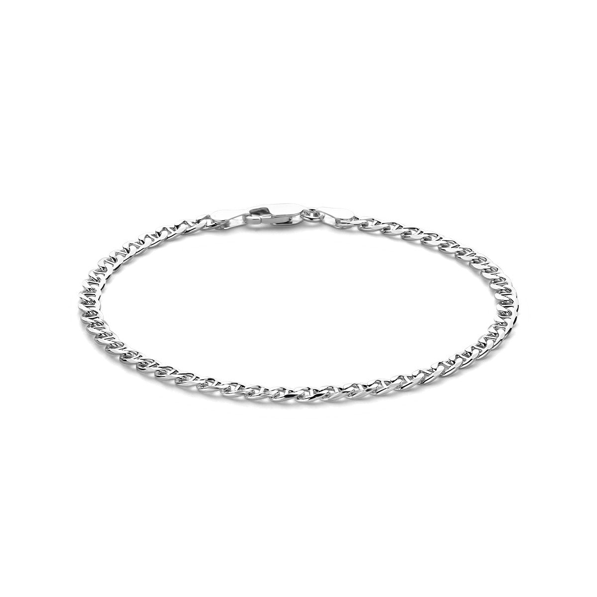 Fantasy Collection Armband anker 3,8 mm 21 cm zilver