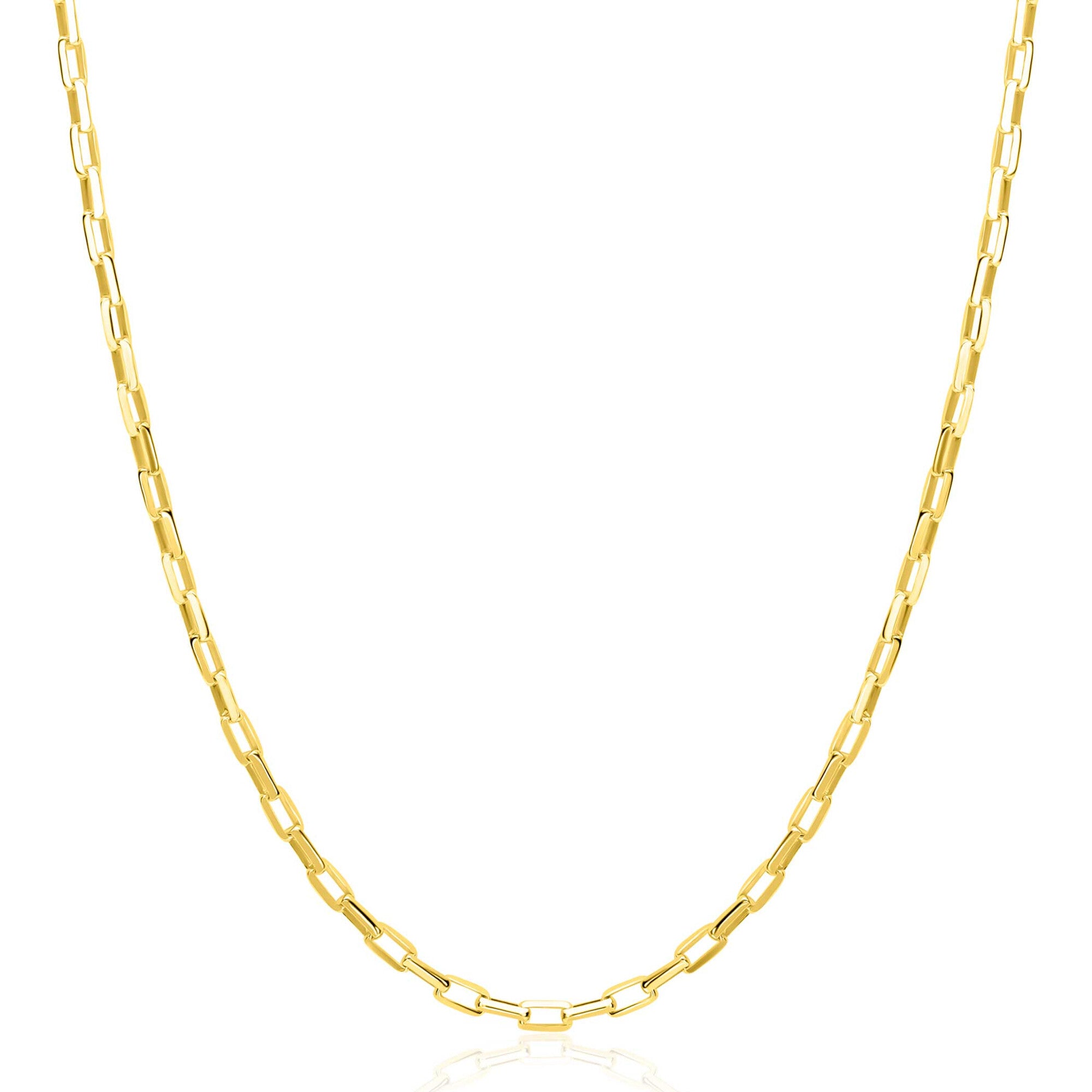 ZINZI Verguld Zilveren Ketting ZIC2845G