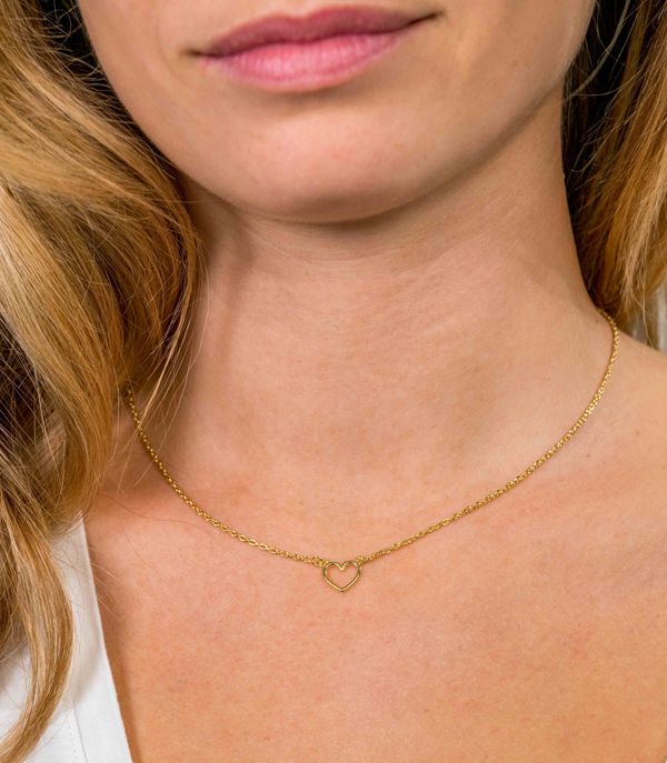 ZINZI Verguld Zilveren Ketting 40-43 cm - ZIC1420G
