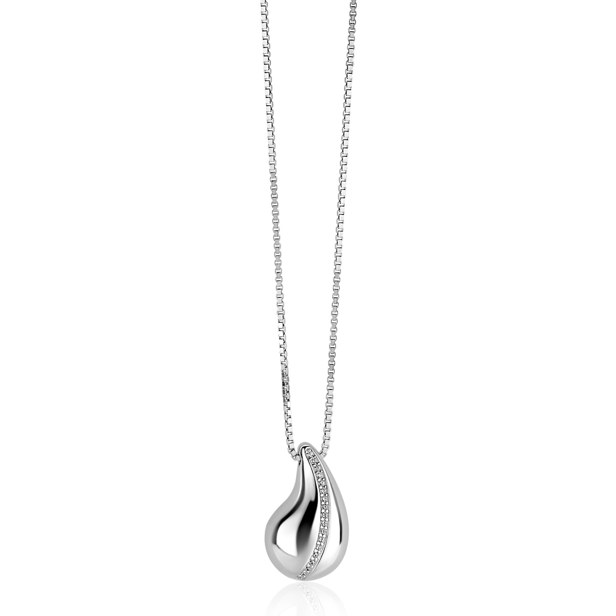 ZINZI Zilveren Ketting 45-48cm - ZIC2707