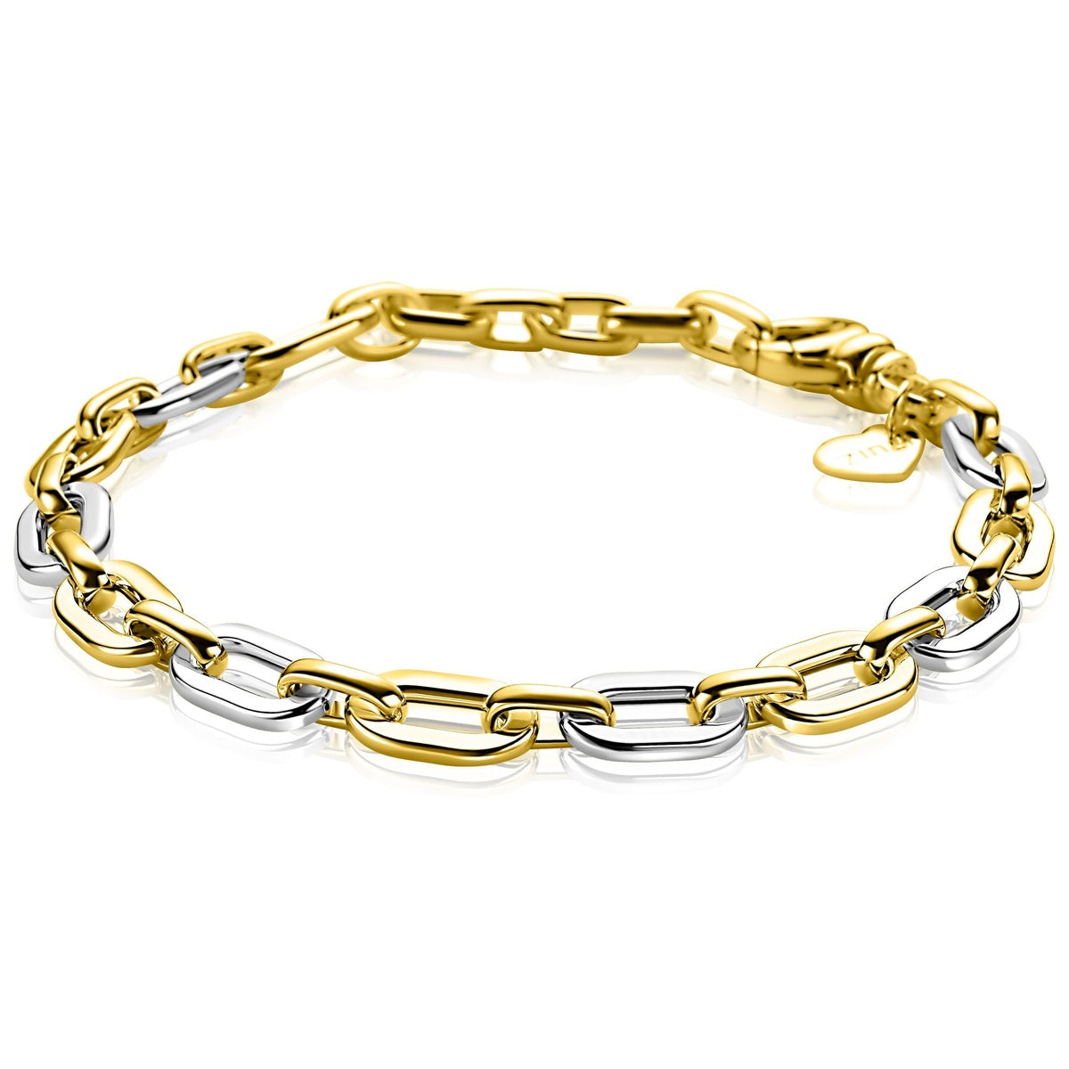 ZINZI Verguld Zilveren Armband 17-19,5 cm - ZIA2757