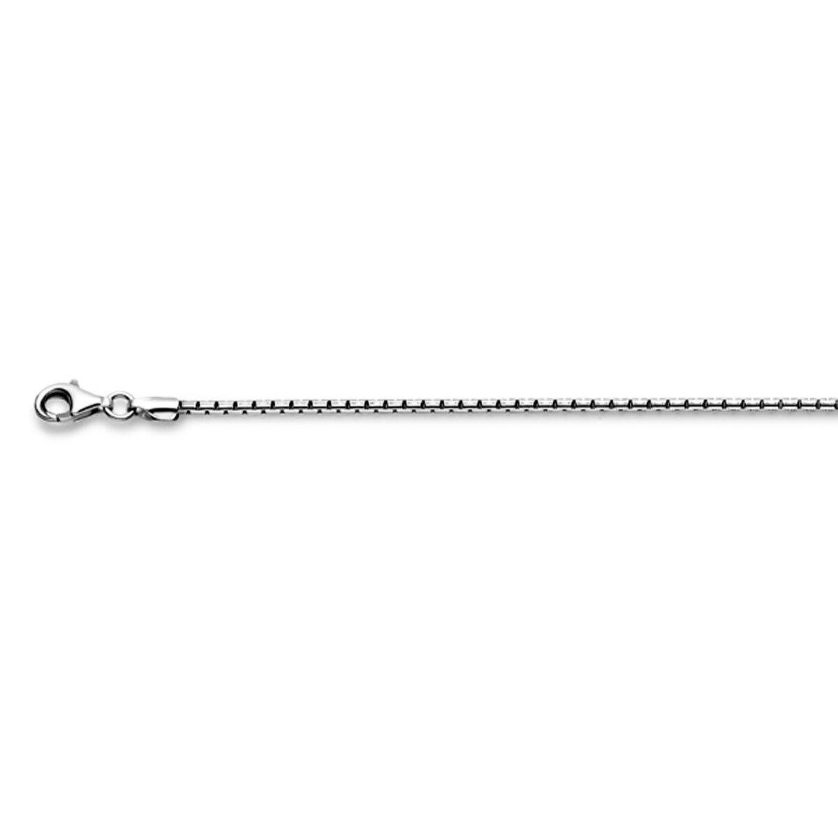 Fantasy Collection Collier venetiaans 1.6 mm zilver geoxideerd