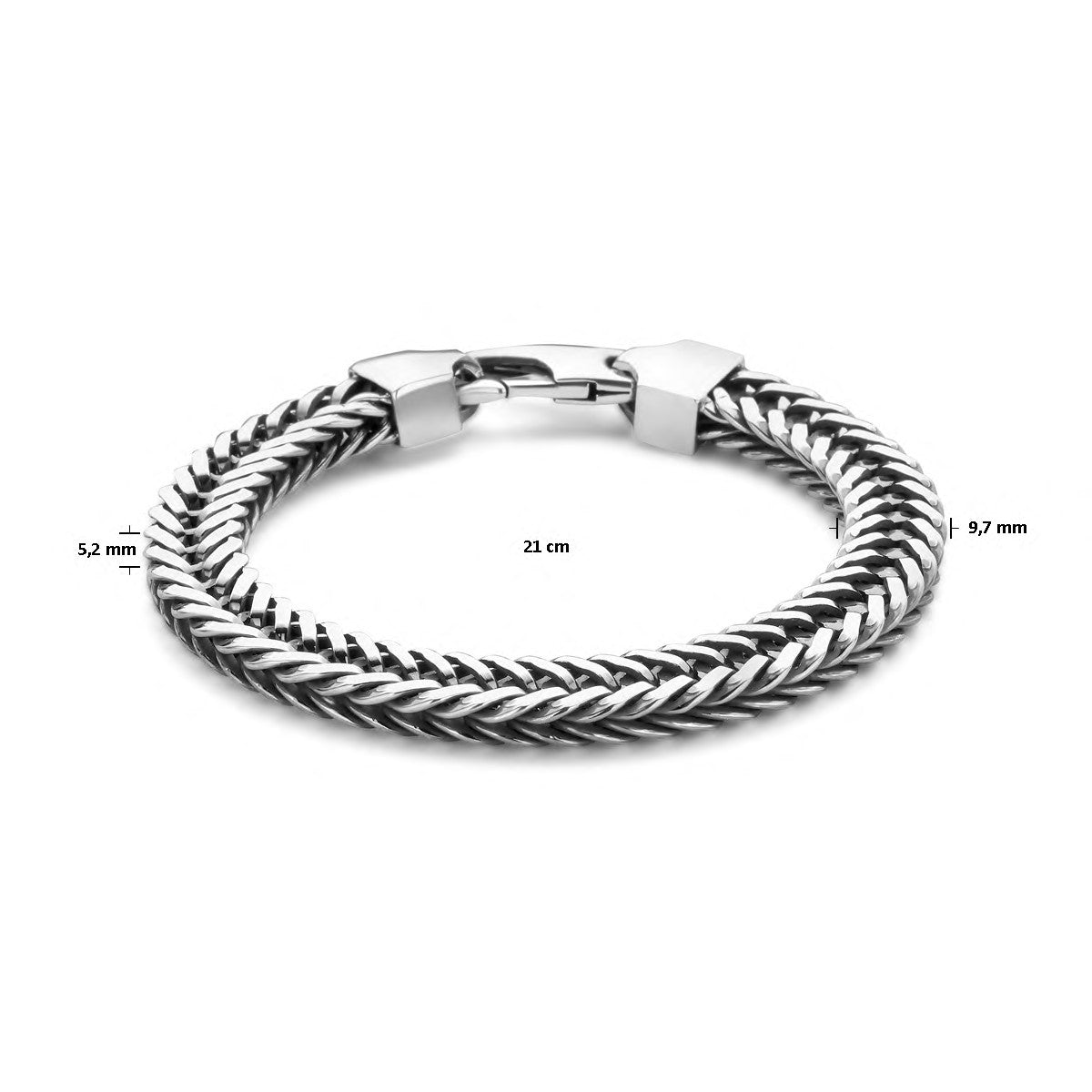 Fantasy Collection Armband vossestaart zilver