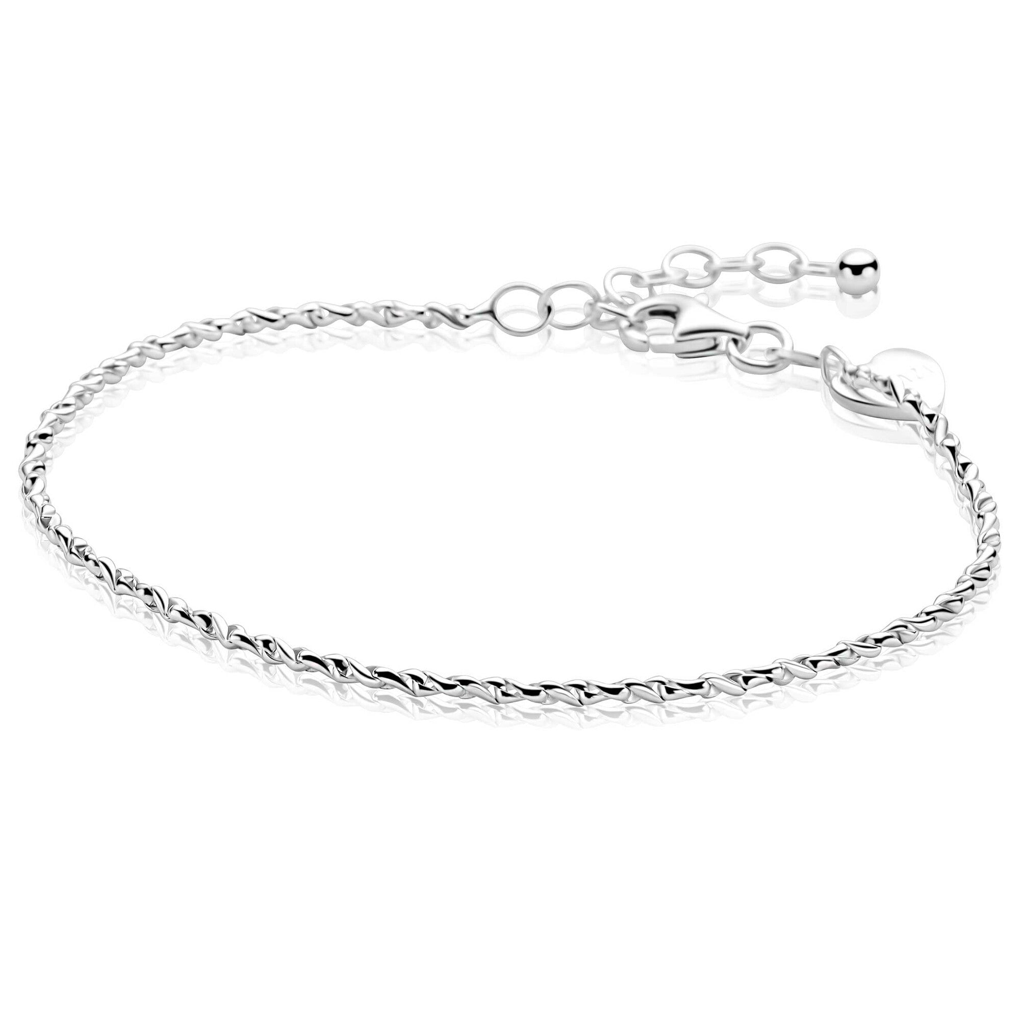ZINZI Verguld Zilveren Armband 17,5-20,5 cm - ZIA2843