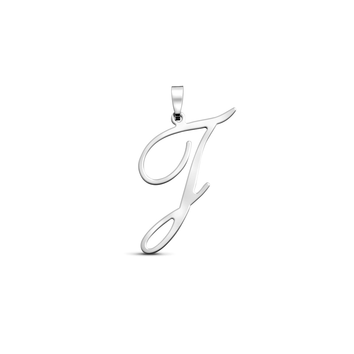 Hanger sierletter J 30,5 mm zilver #Letter_J