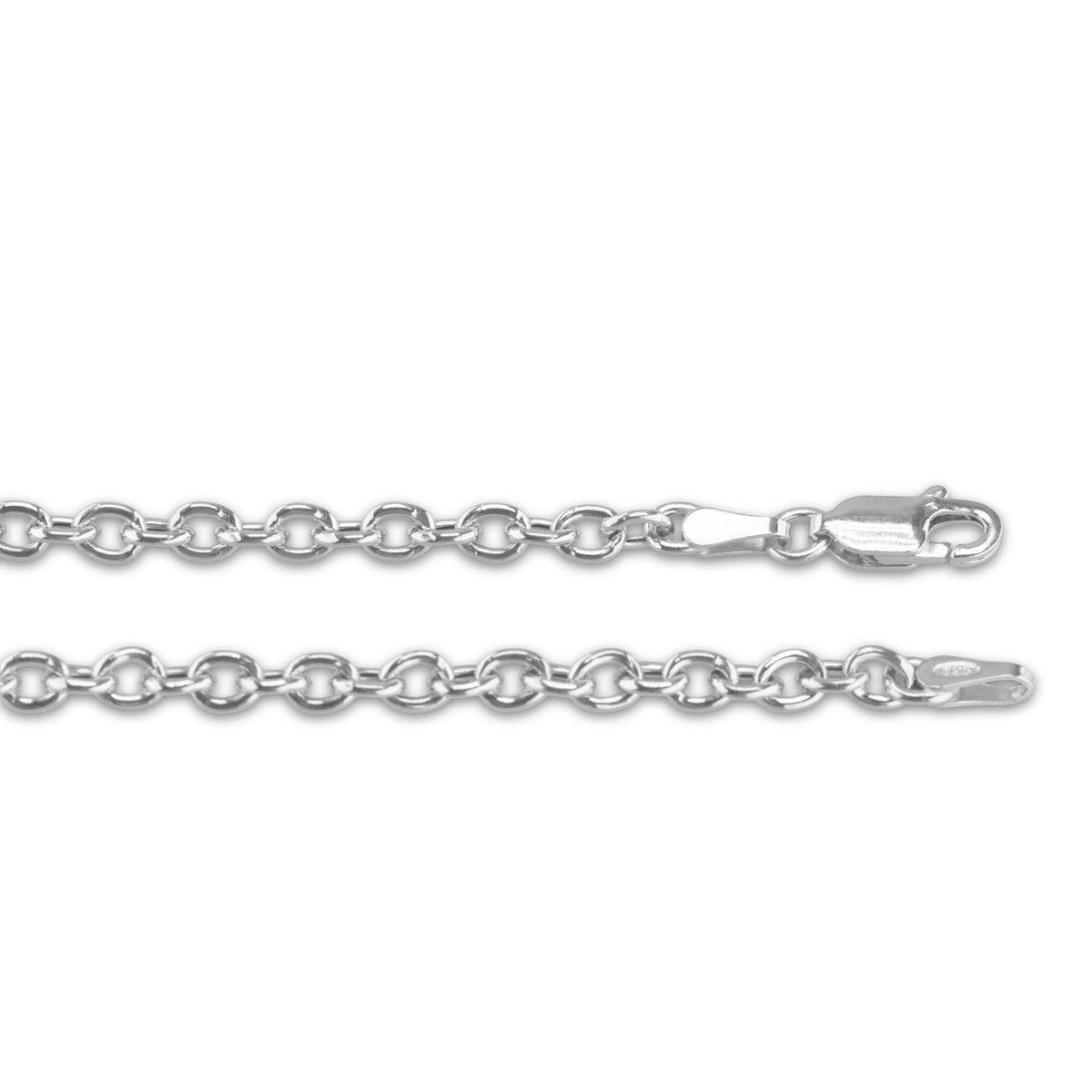 See You Dubbel ankercollier 2,6 mm in zilver – 111 – afbeelding 1