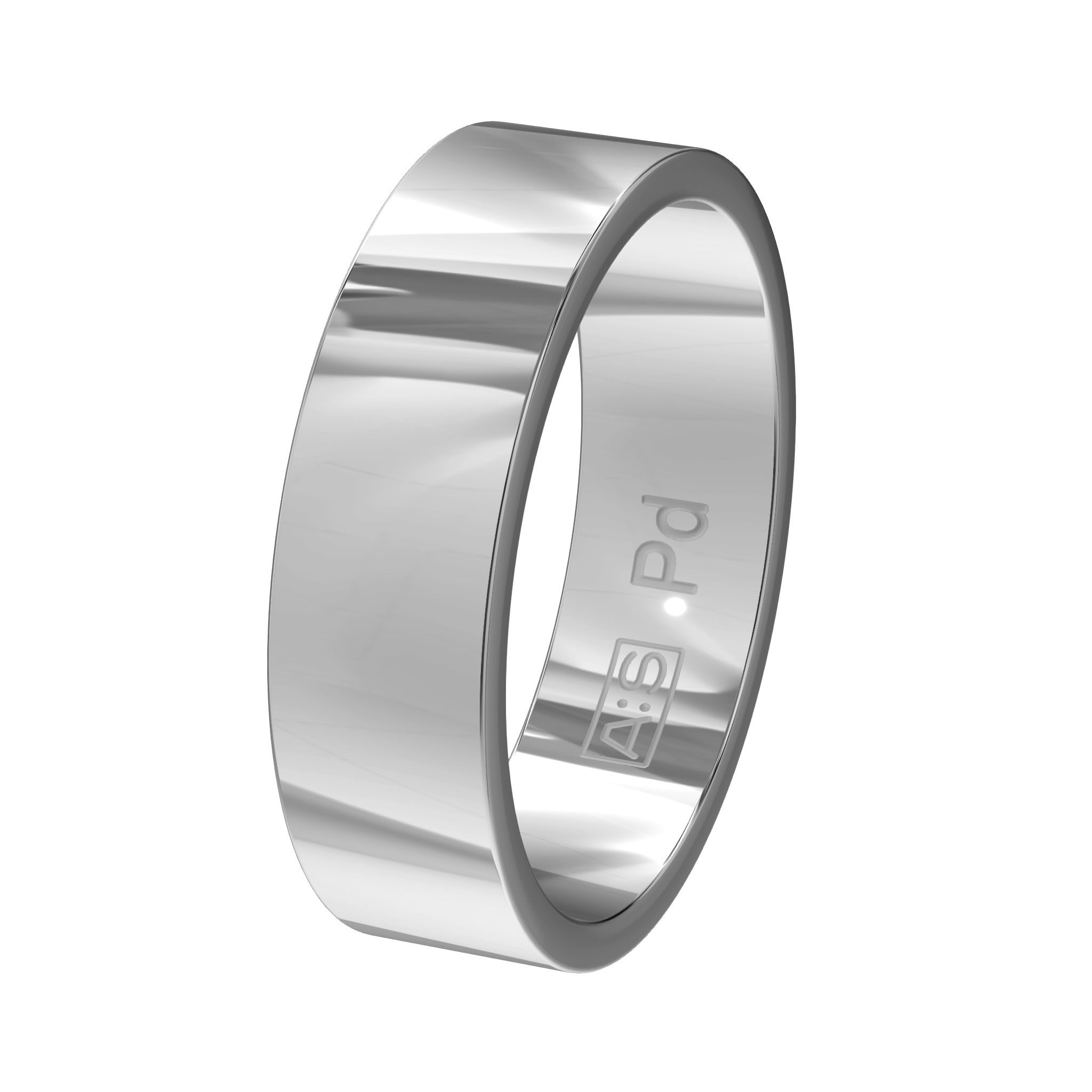 Aller Spanninga Trouwring 100 Palladium 585