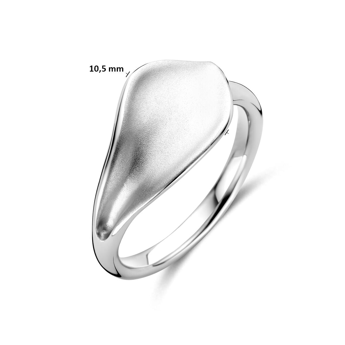 Fantasy Collection Ring poli/mat zilver