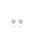 Zilveren oorknoppen zirkonia - PSN1301001 - PansiteNederland.nl
