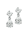 Zilver Gerhodineerd Oorhangers Zirkonia 1301932 - PansiteNederland.nl