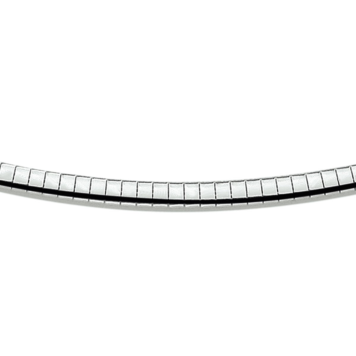 Fantasy Collection Collier omega bol 4,0 mm zilver