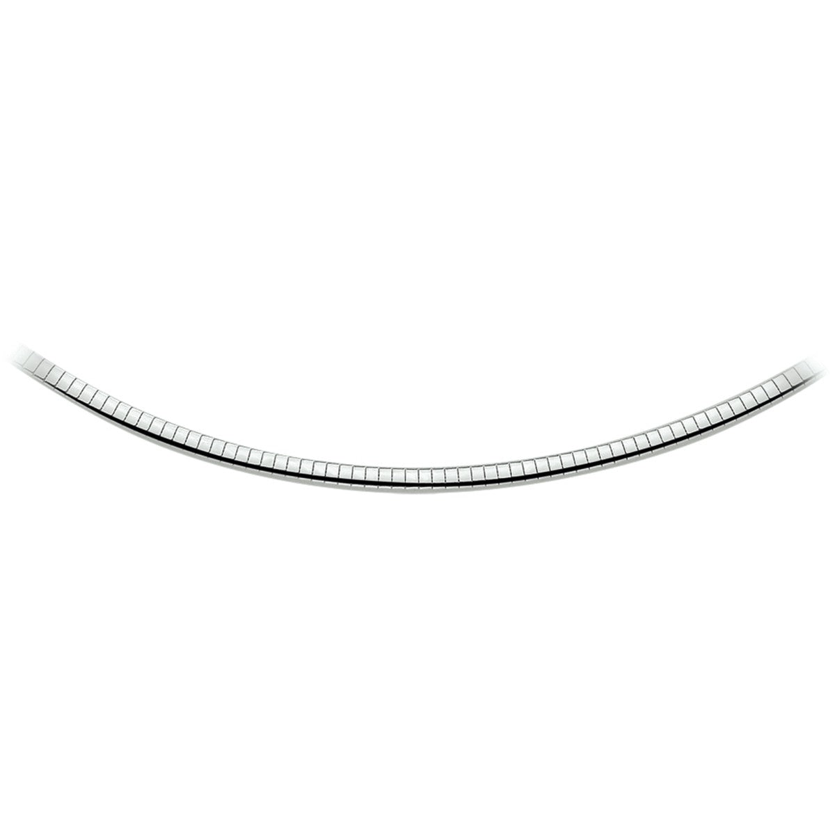 Fantasy Collection Collier omega bol 4,0 mm zilver