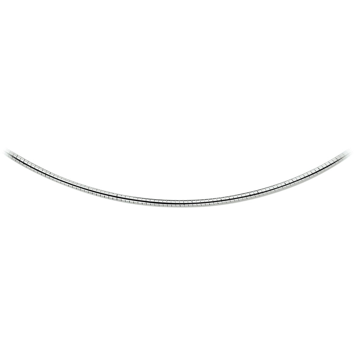 Fantasy Collection Collier omega rond 2,0 mm zilver - PSN1302658