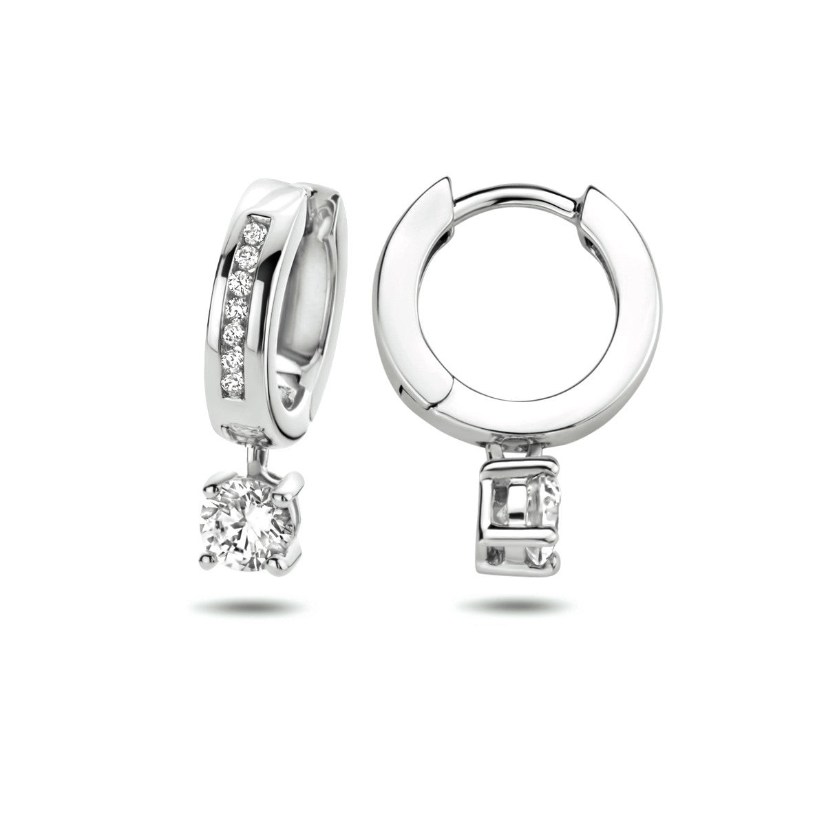Fantasy Collection Oorbellen zirkonia zilver