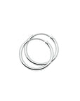Zilver Gerhodineerd Oorringen 1,7 MM Ronde Buis 1304790 - PansiteNederland.nl