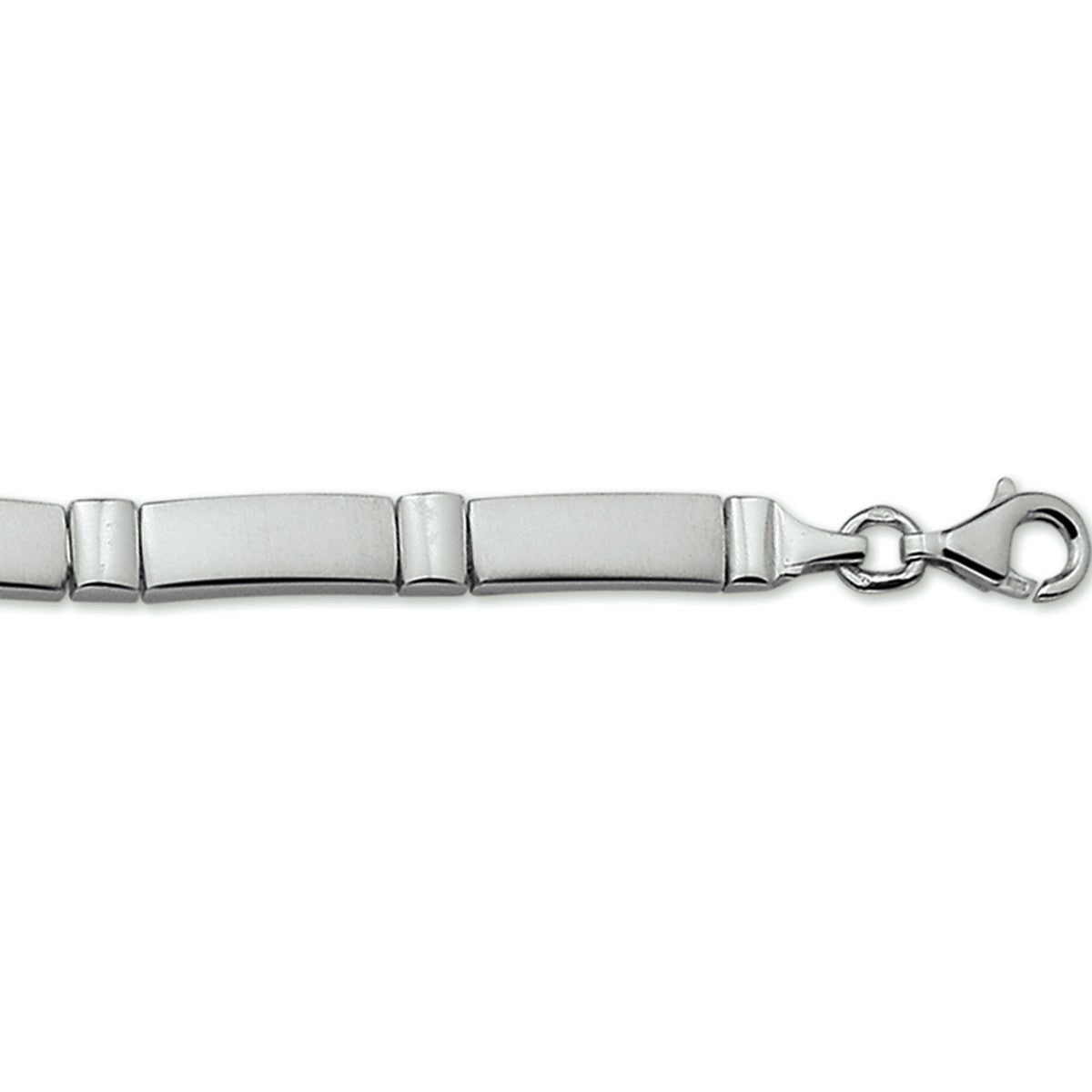 Fantasy Collection Choker poli/mat 5,3 mm zilver armband