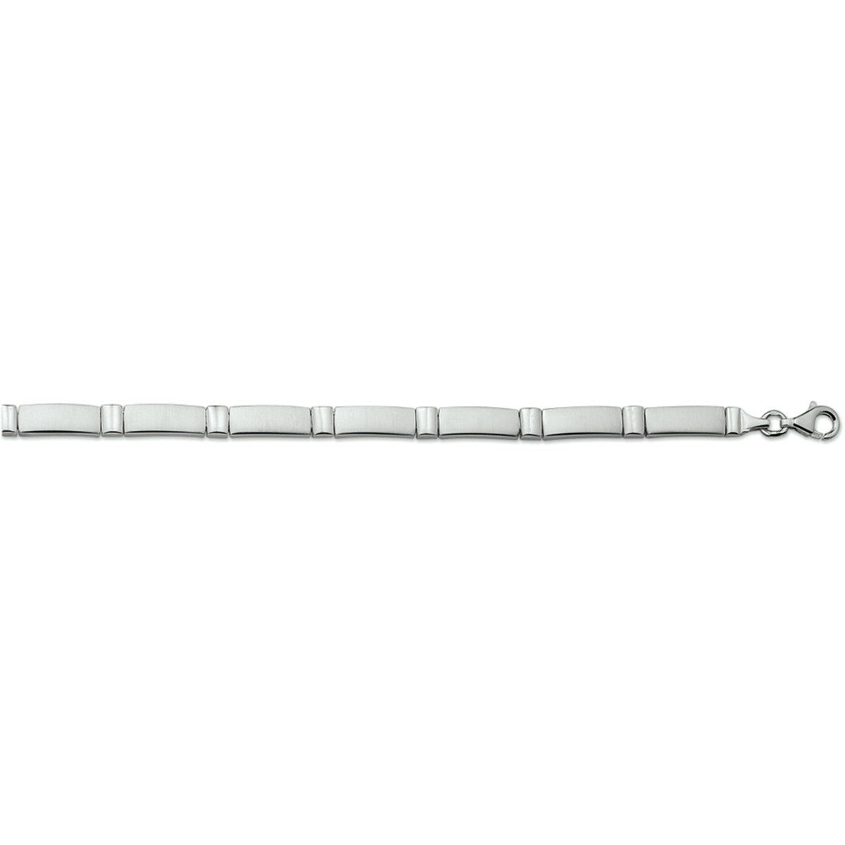 Fantasy Collection Choker poli/mat 5,3 mm zilver armband