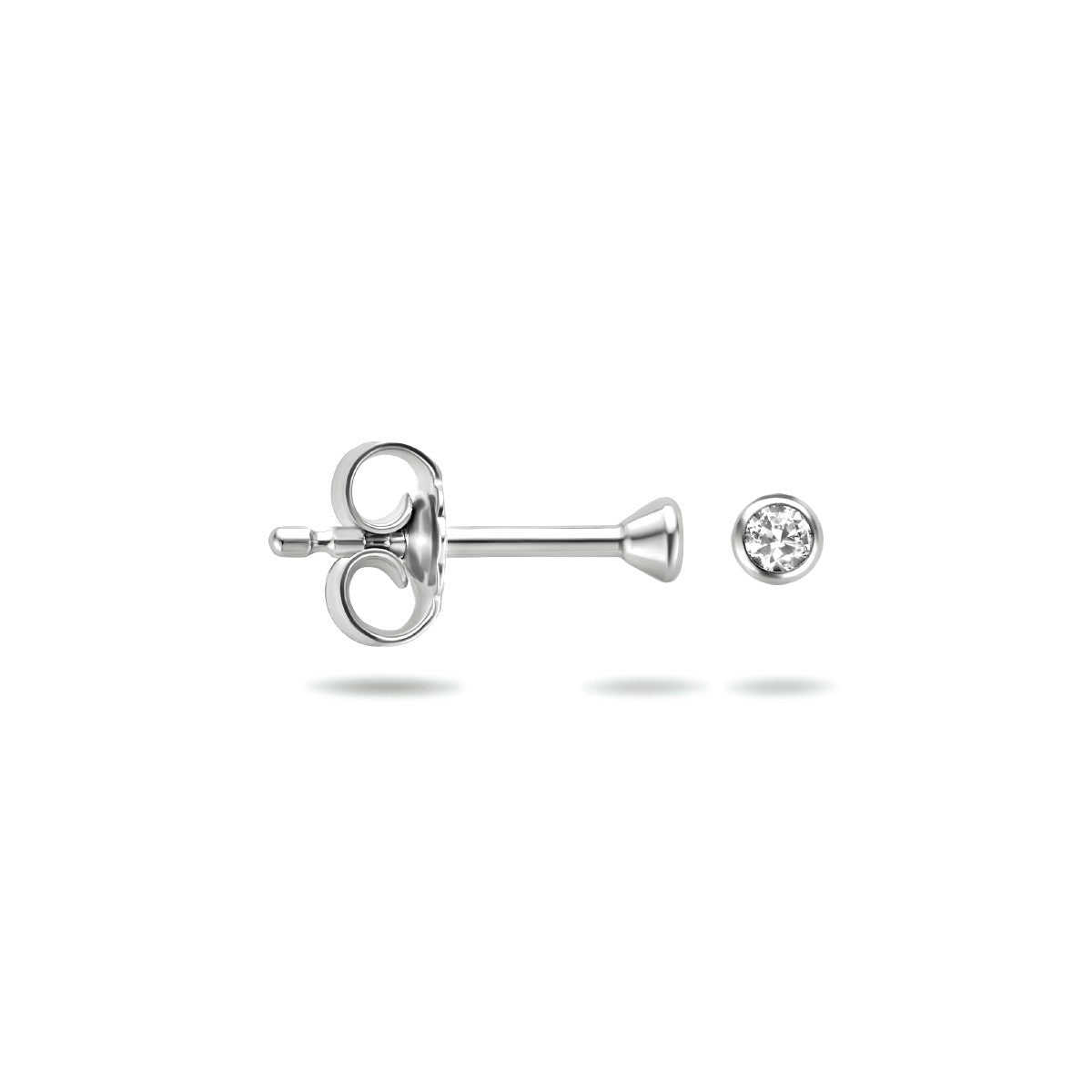 Fantasy Collection Oorbellen zirkonia zilver