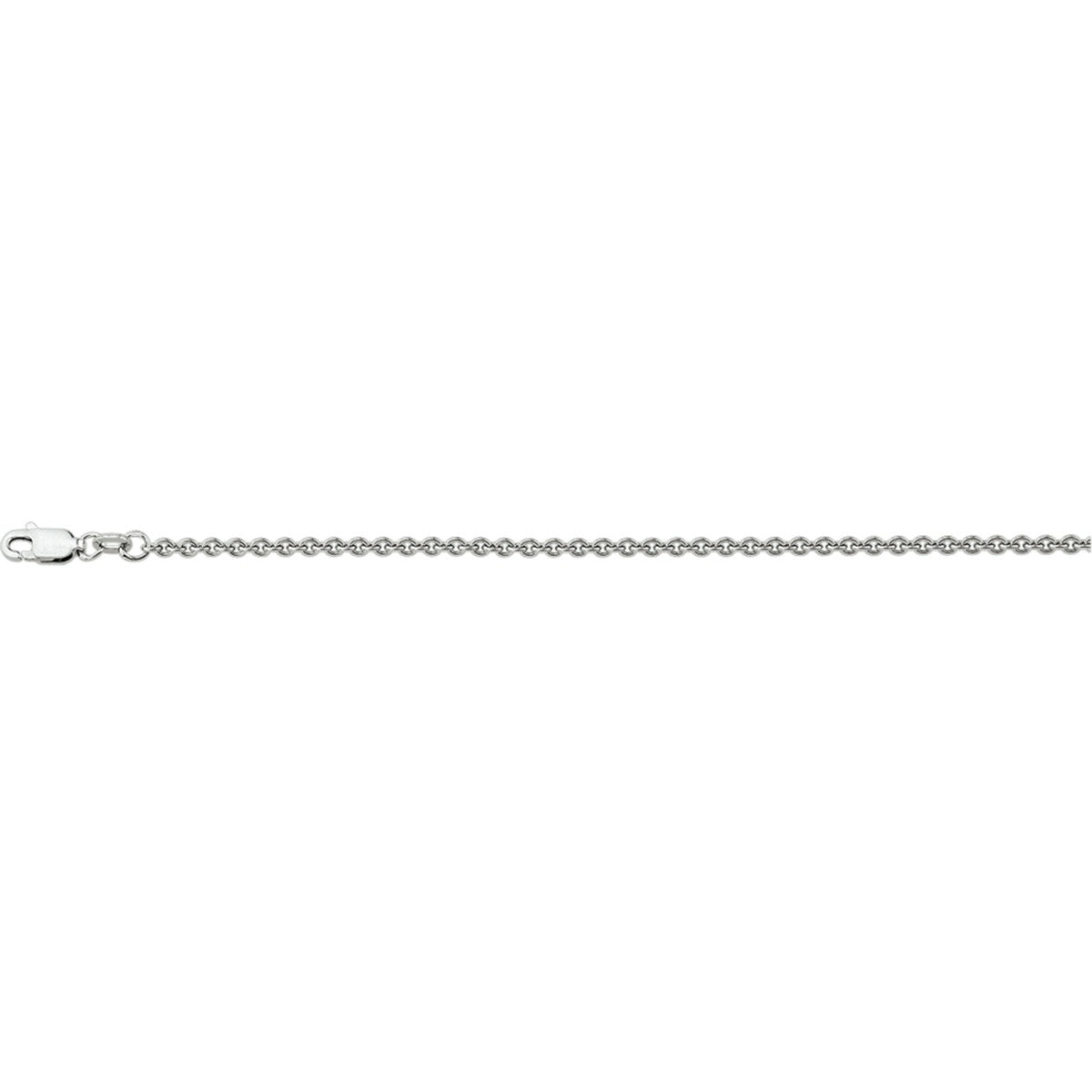 Fantasy Collection Collier anker rond 2,3 mm zilver