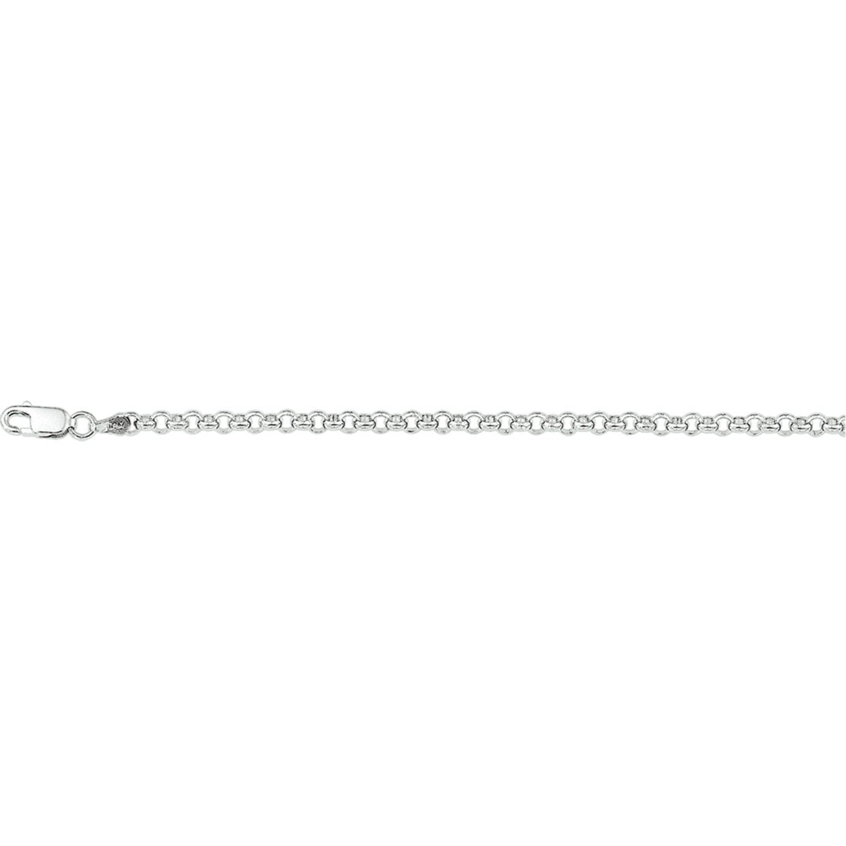 Fantasy Collection Collier jasseron 3,6 mm zilver