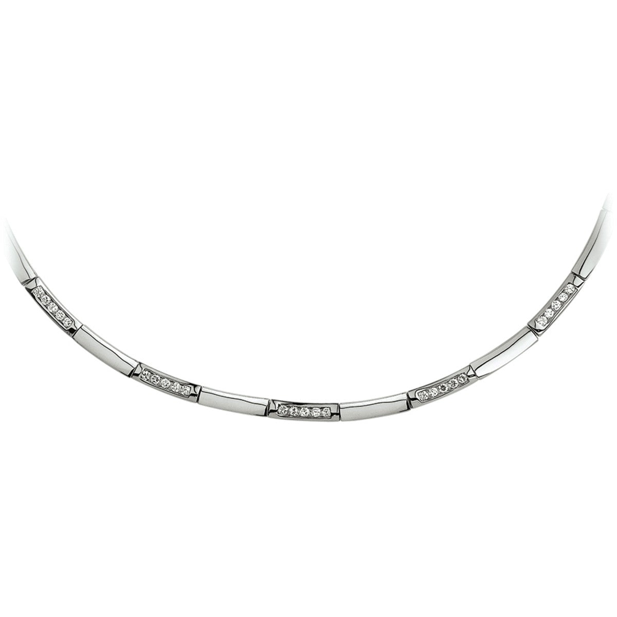Fantasy Collection Collier zirkonia 4,0 mm 42 + 3 cm zilver - PSN1308000