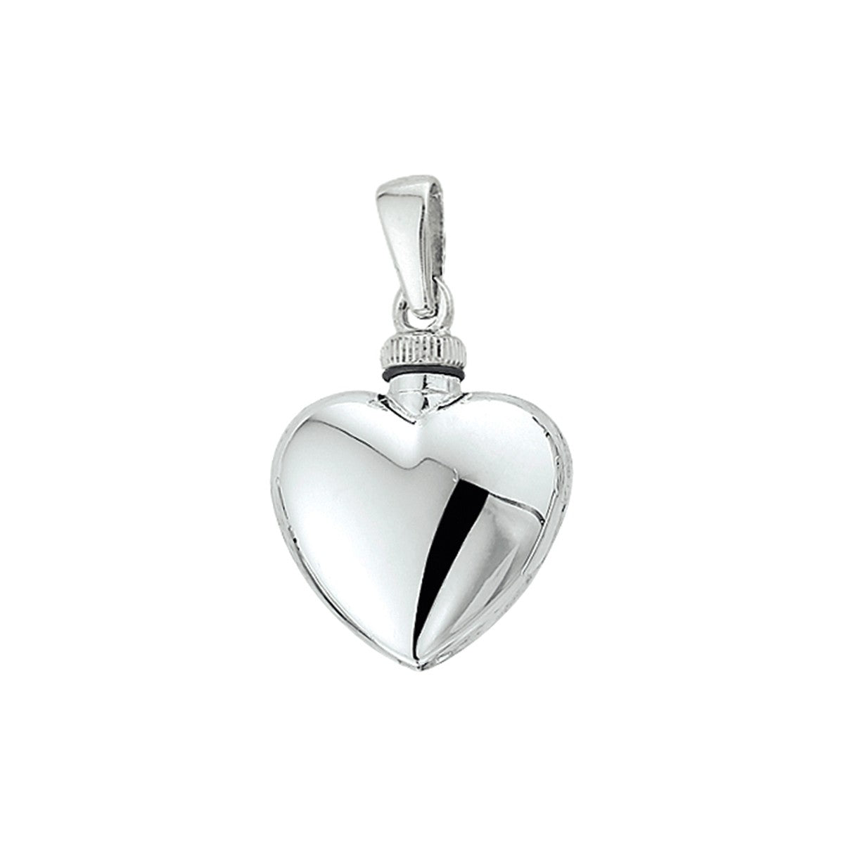 Fantasy Collection Urnhanger hart 17 mm zilver