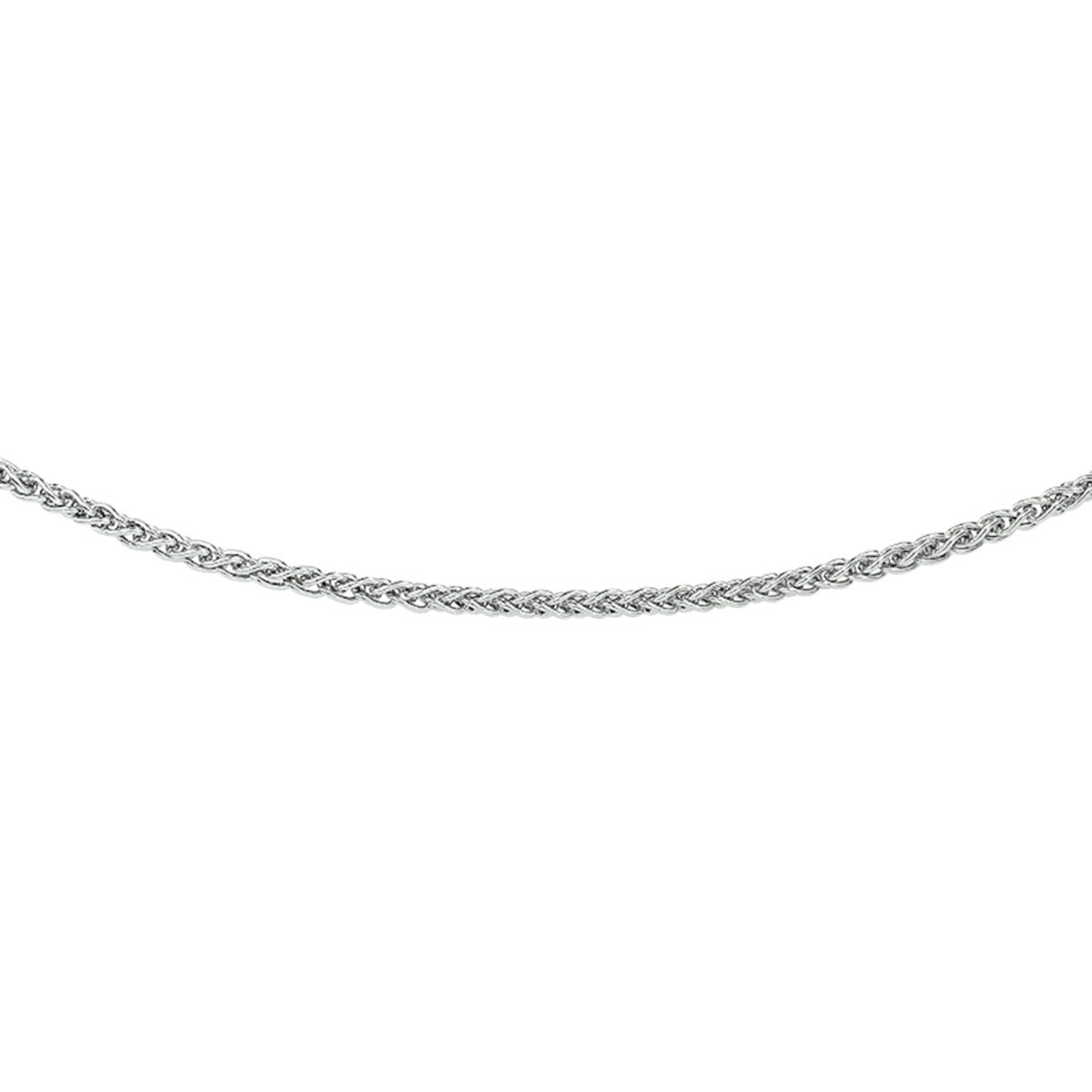 Fantasy Collection Vossestaart rond 1,7 mm zilver halsketting