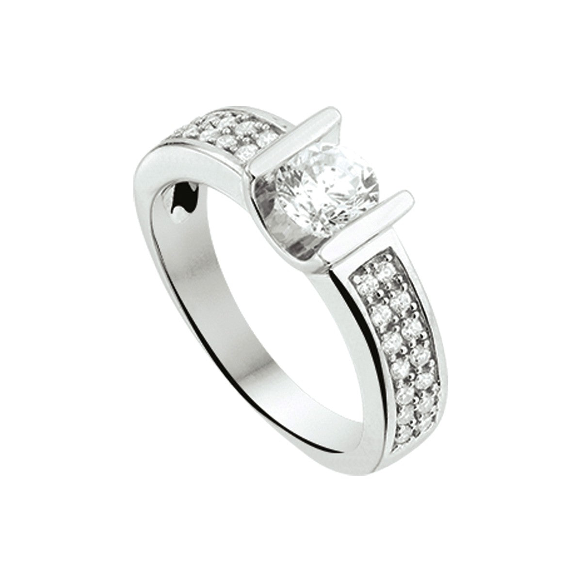 Fantasy Collection Ring zirkonia 6,6 mm zilver