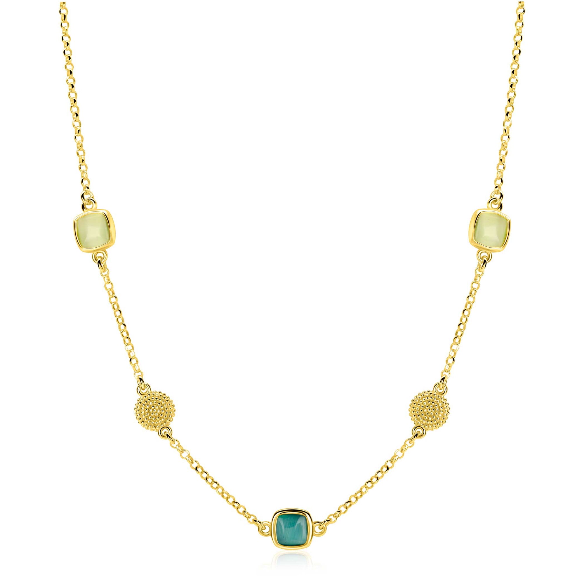 ZINZI Verguld Zilveren Ketting ZIC2904 - ZIC2904