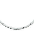 Zilver Gerhodineerd Choker Poli/Mat 5,3 mm 1311059 - PansiteNederland.nl