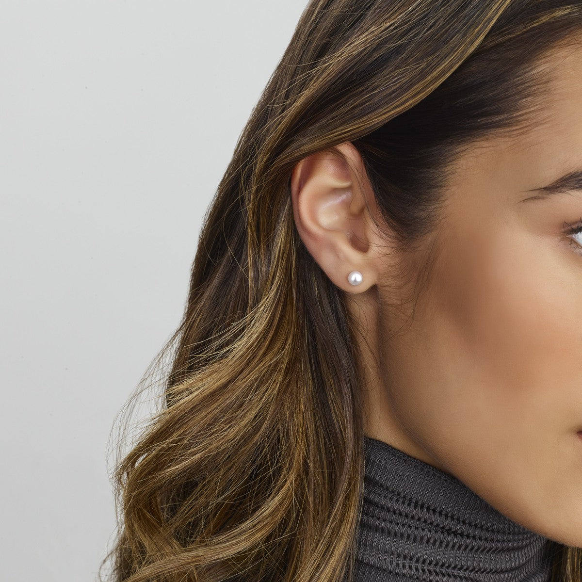 Fantasy Collection Oorbellen parel zilver