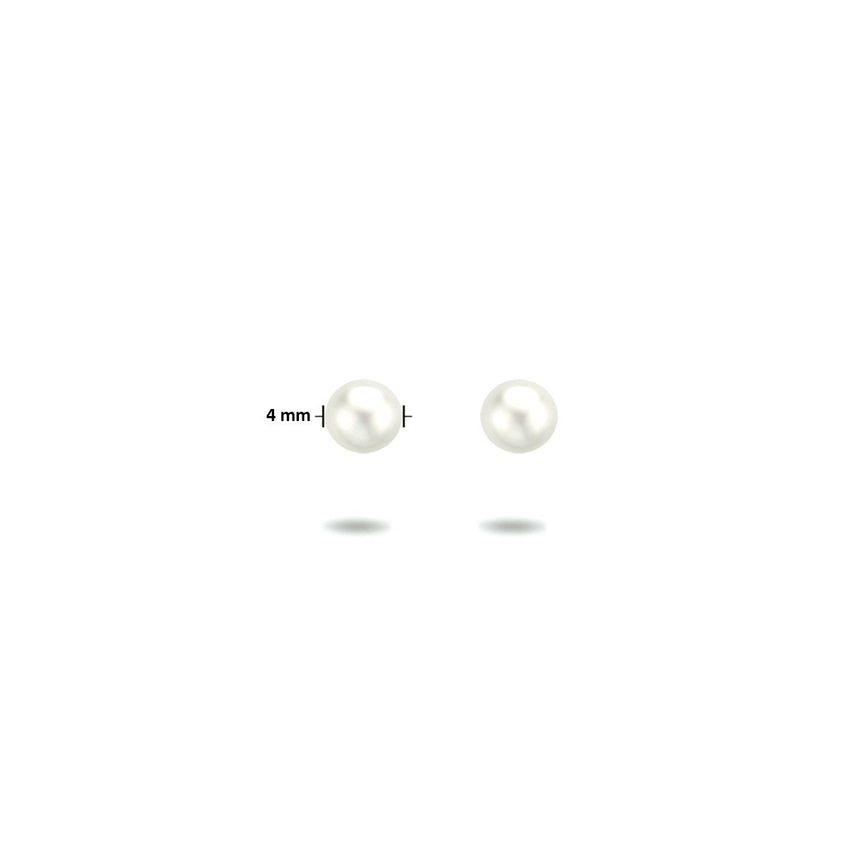 Fantasy Collection Oorbellen parel zilver