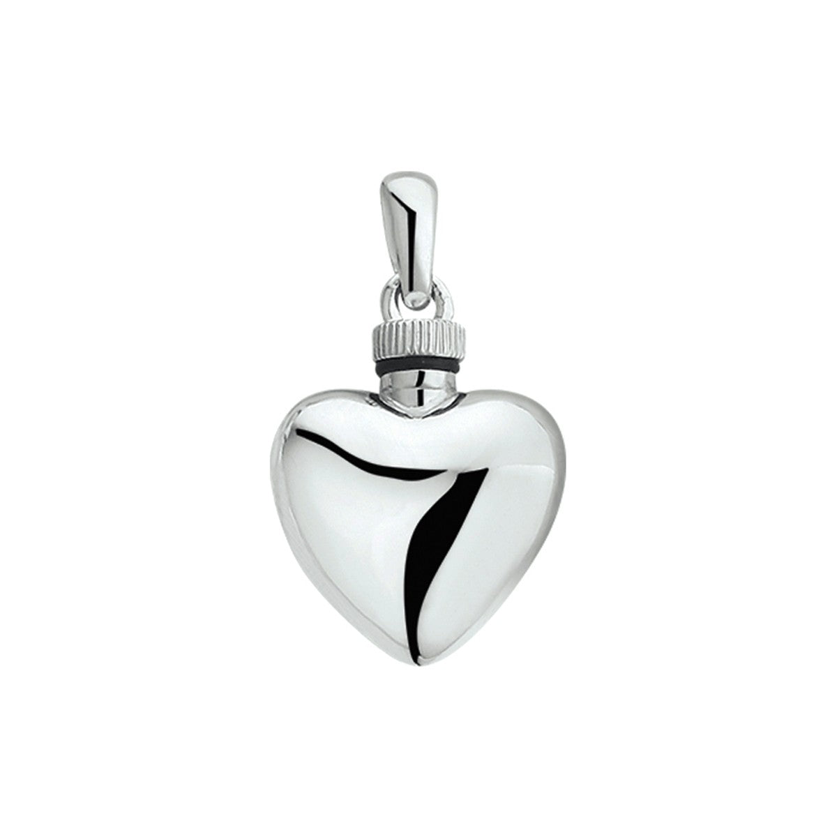 Fantasy Collection Urnhanger hart 17 mm zilver