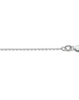 Zilver Gerhodineerd Collier Anker Gediamanteerd 1,3 mm 1302382 - PansiteNederland.nl