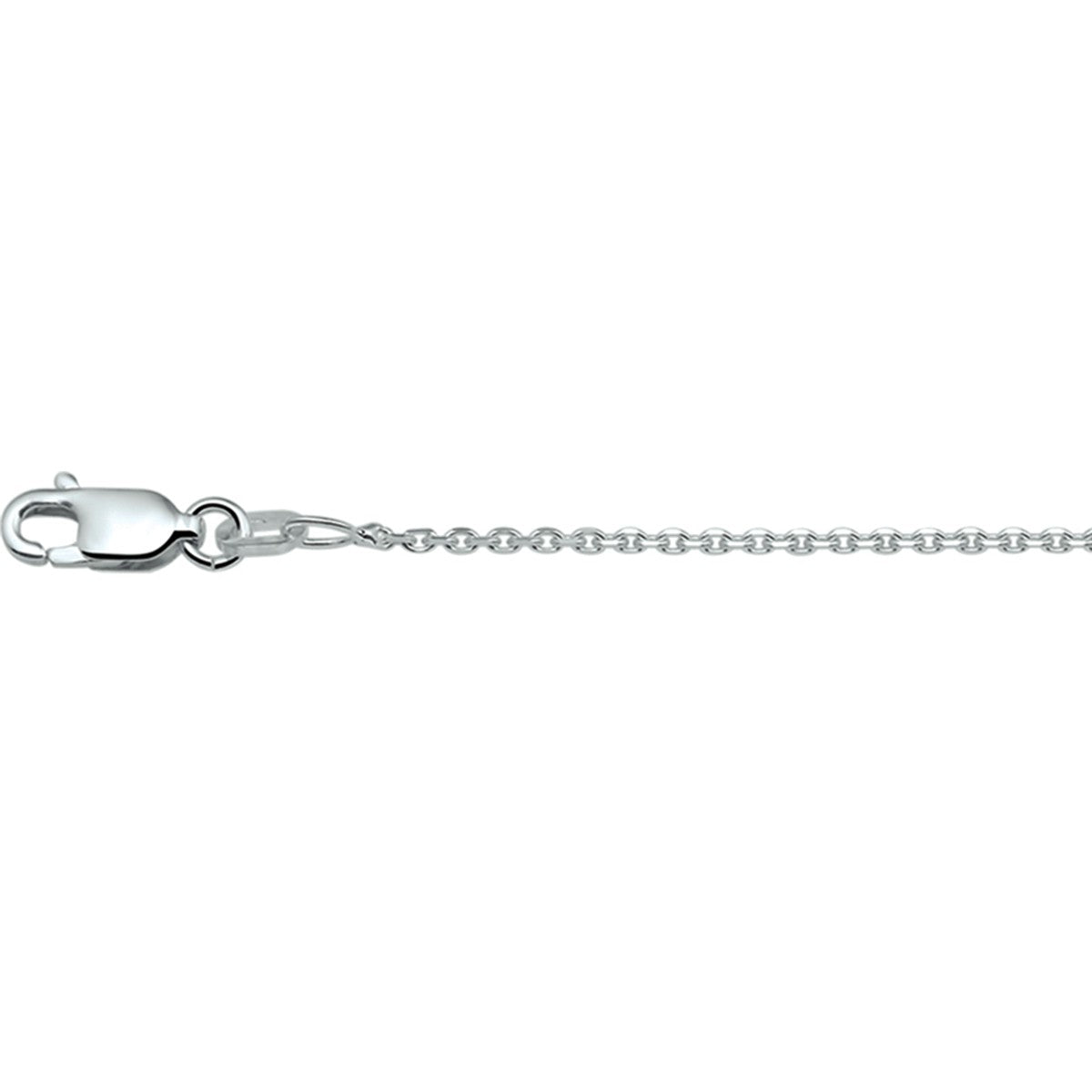 Fantasy Collection Collier anker gediamanteerd zilver