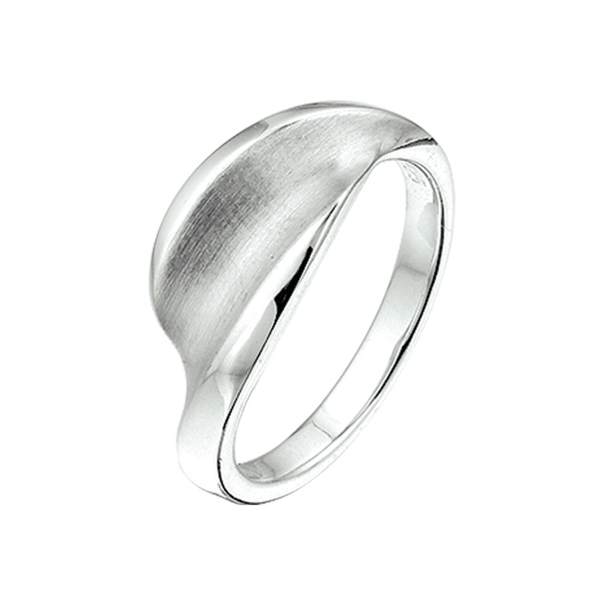 Fantasy Collection Ring poli/mat zilver