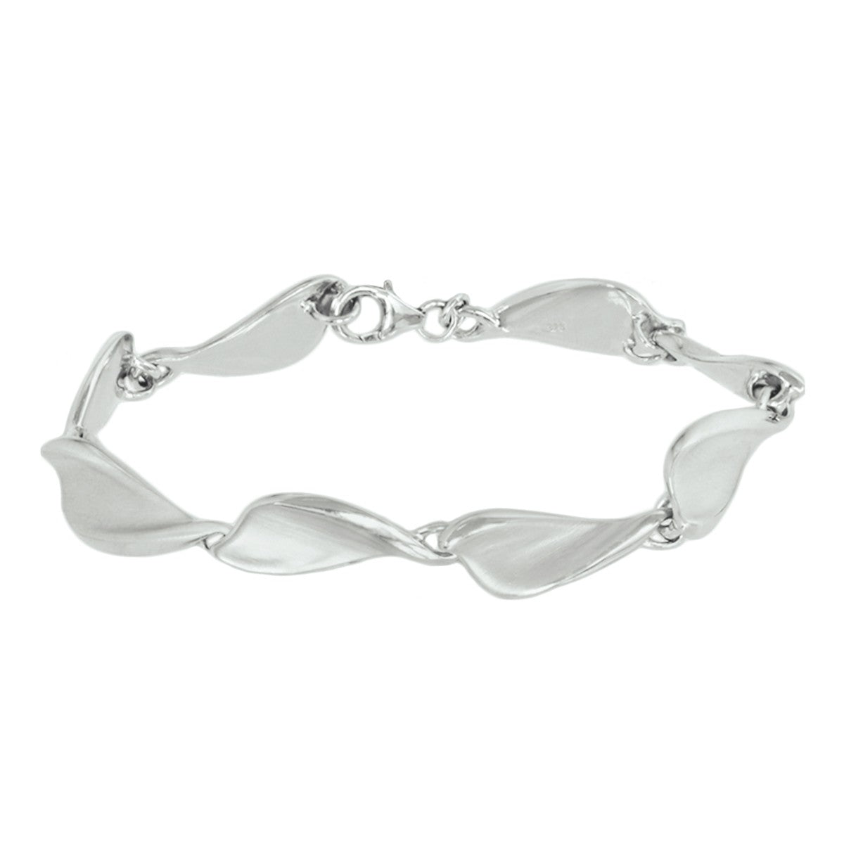 Fantasy Collection Armband choker poli/mat 9 mm 18,5 cm zilver