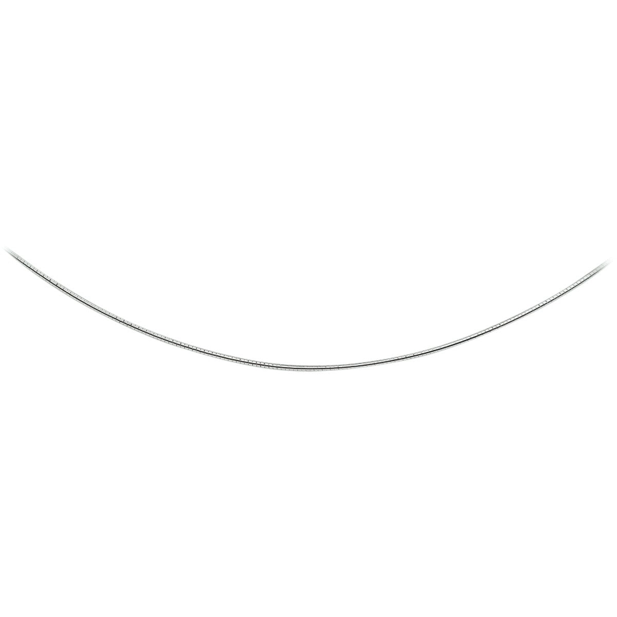 Fantasy Collection Collier omega rond 1,0 mm zilver - PSN1314683