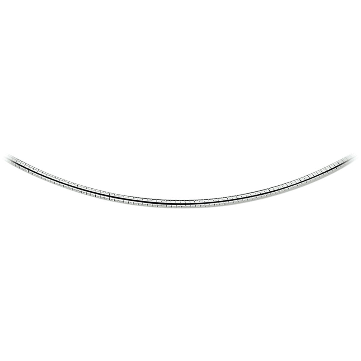 Fantasy Collection Collier omega rond 2,25 mm zilver