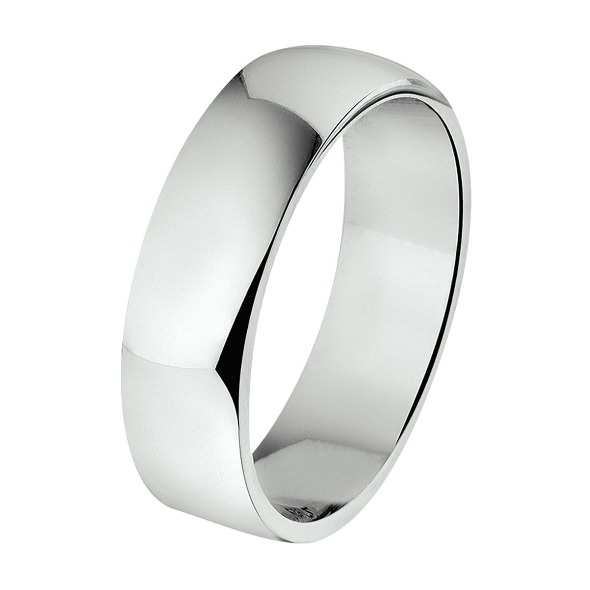 Fantasy Collection Ring a106 - 6 mm zilver - PSN1315034