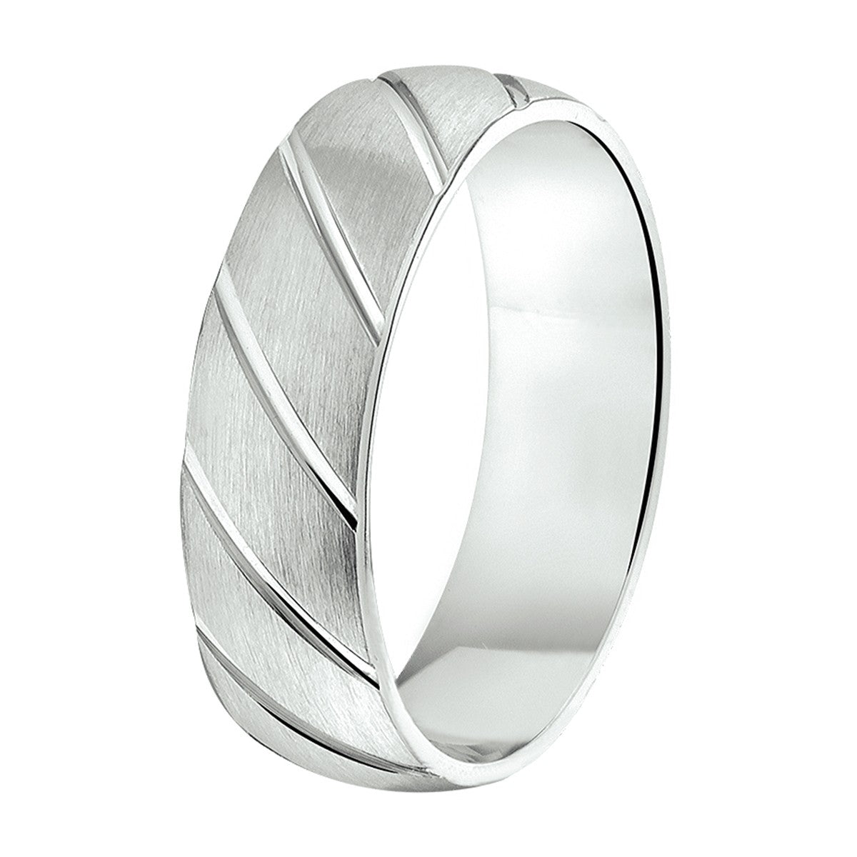 Fantasy Collection Ring a105 - 6 mm zilver - PSN1315131