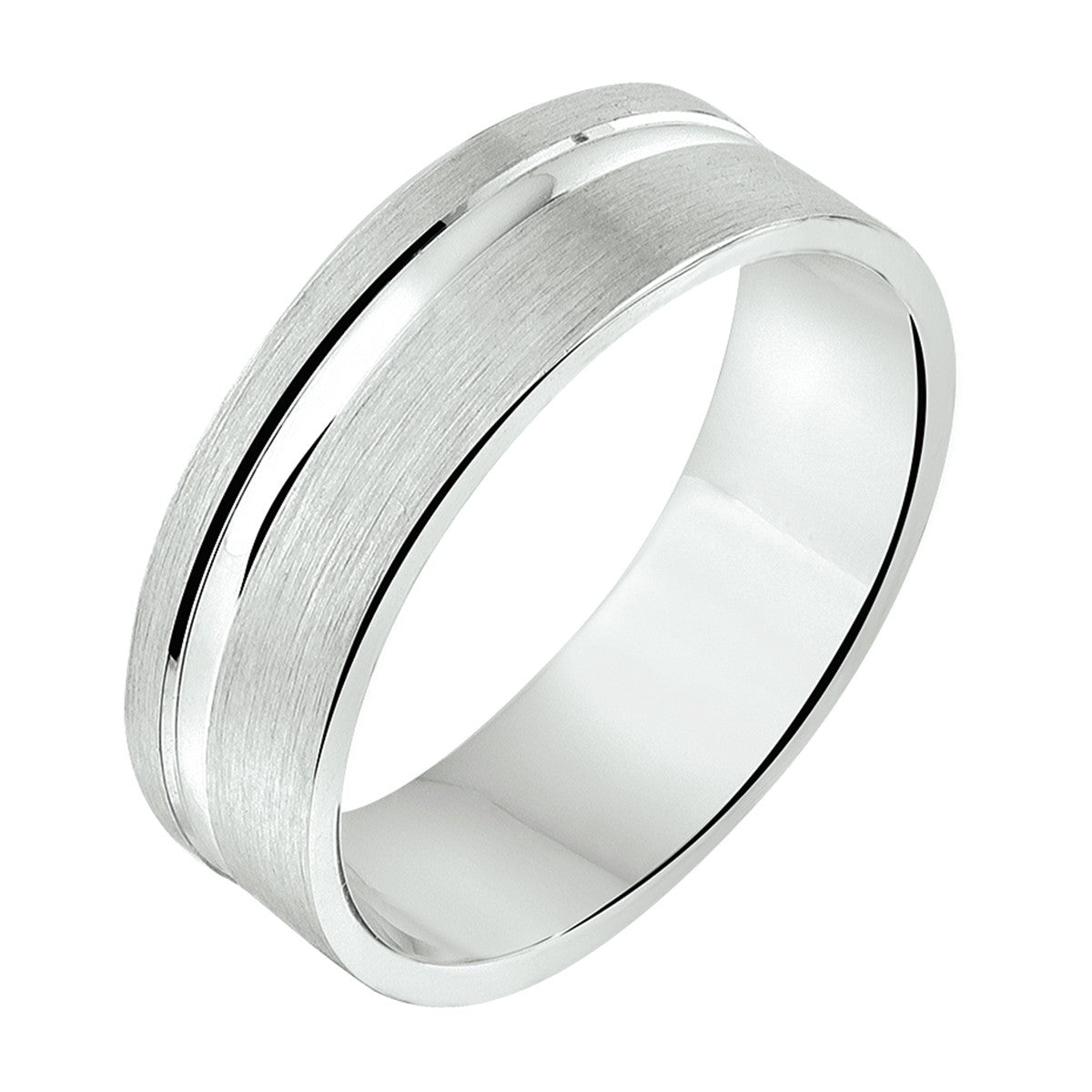 Fantasy Collection Ring a111 - 6,5 mm zilver