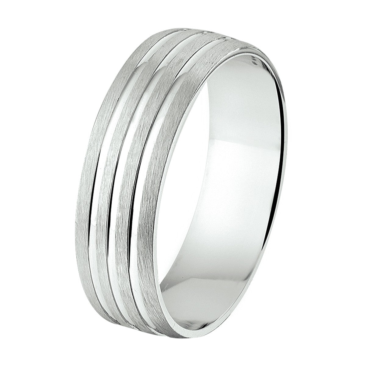 Fantasy Collection Ring a107 - 6 mm zilver - PSN1315274